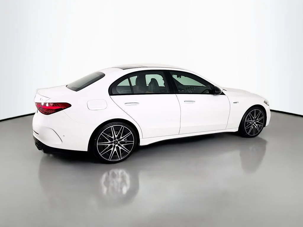 New 2026 Polar White Mercedes-Benz C 43 AMG® image 8