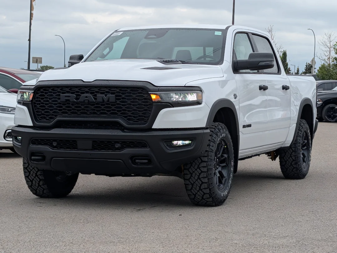 New 2026 White RAM Rebel - - 4x4 - 5.7L HEMI V8 - Rebel Level 1 Equip Grp & More! image 4
