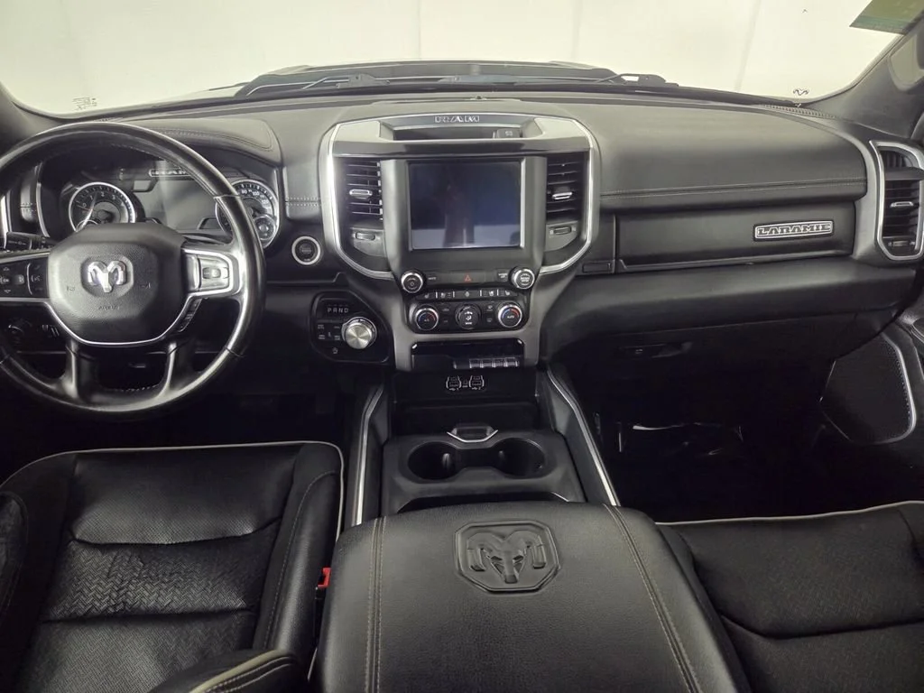 Used 2021 Diamond Black Crystal Pearlcoat Ram Laramie image 26