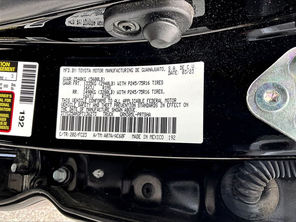 Certified Used 2023 Black Toyota SR5 image 36