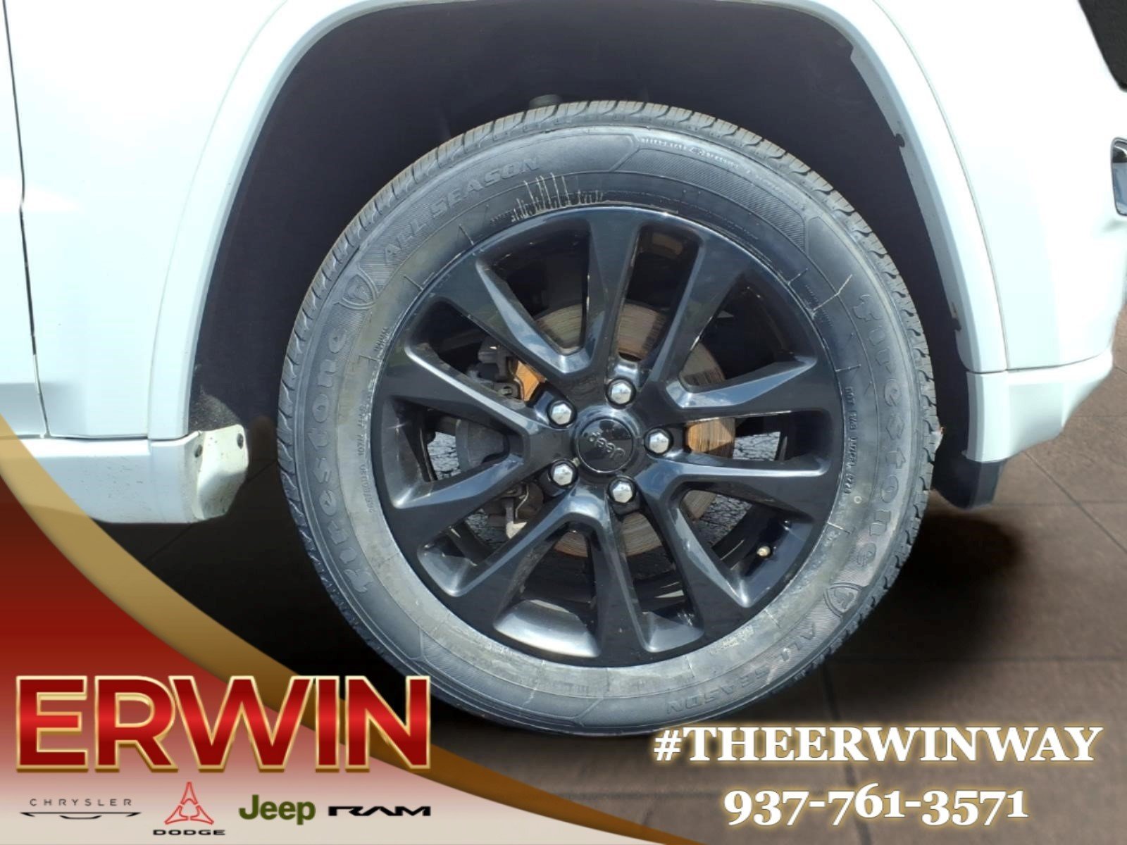 Used 2020 Bright White Clear Coat Jeep Altitude image 9