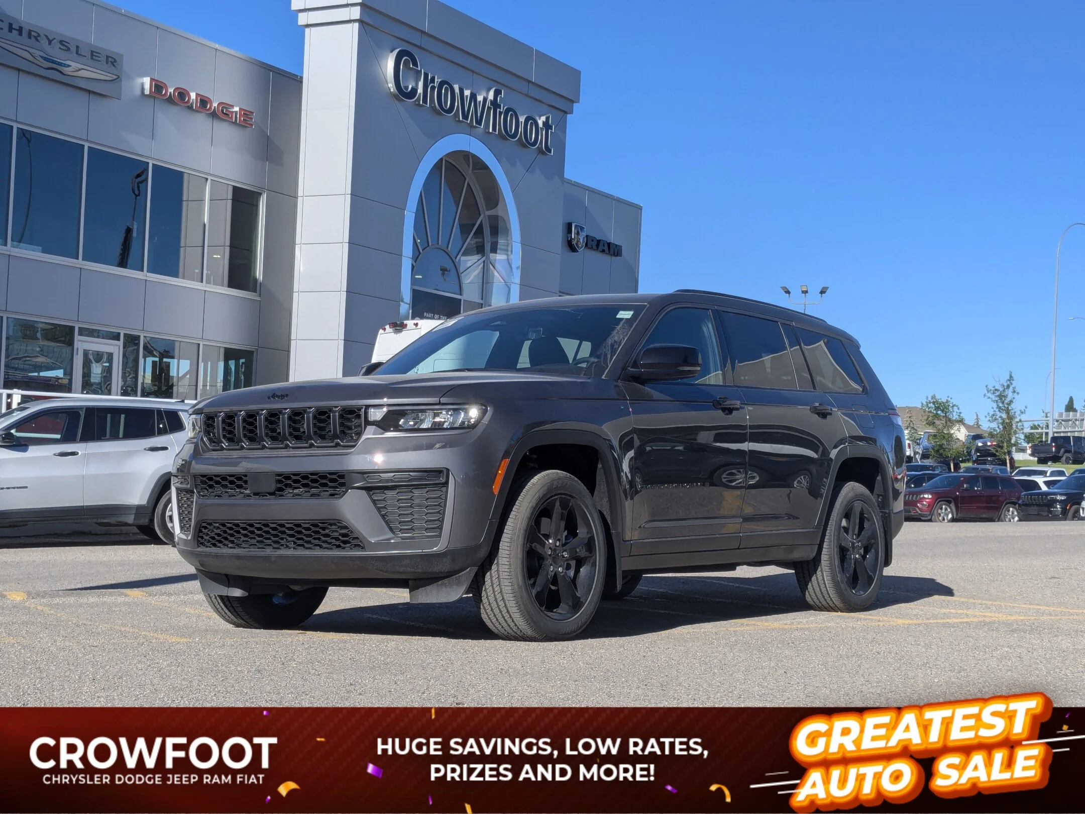 New 2026 Grey Jeep Altitude - - 4x4 - 20 Gloss Black Wheels - Remote Start - Capri Leatherette & More! image 1