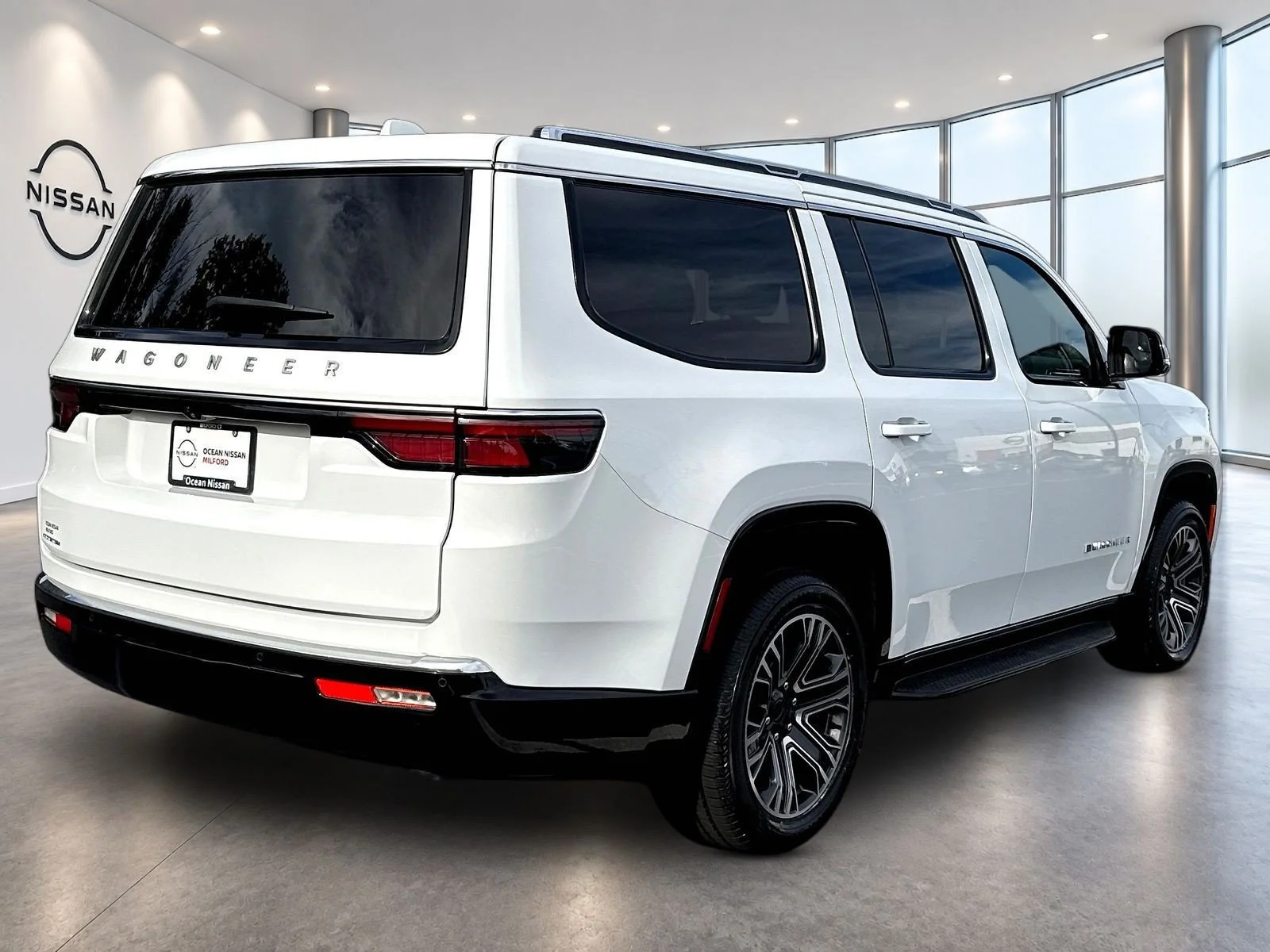 Used 2023 Bright White Clearcoat Jeep Base image 5