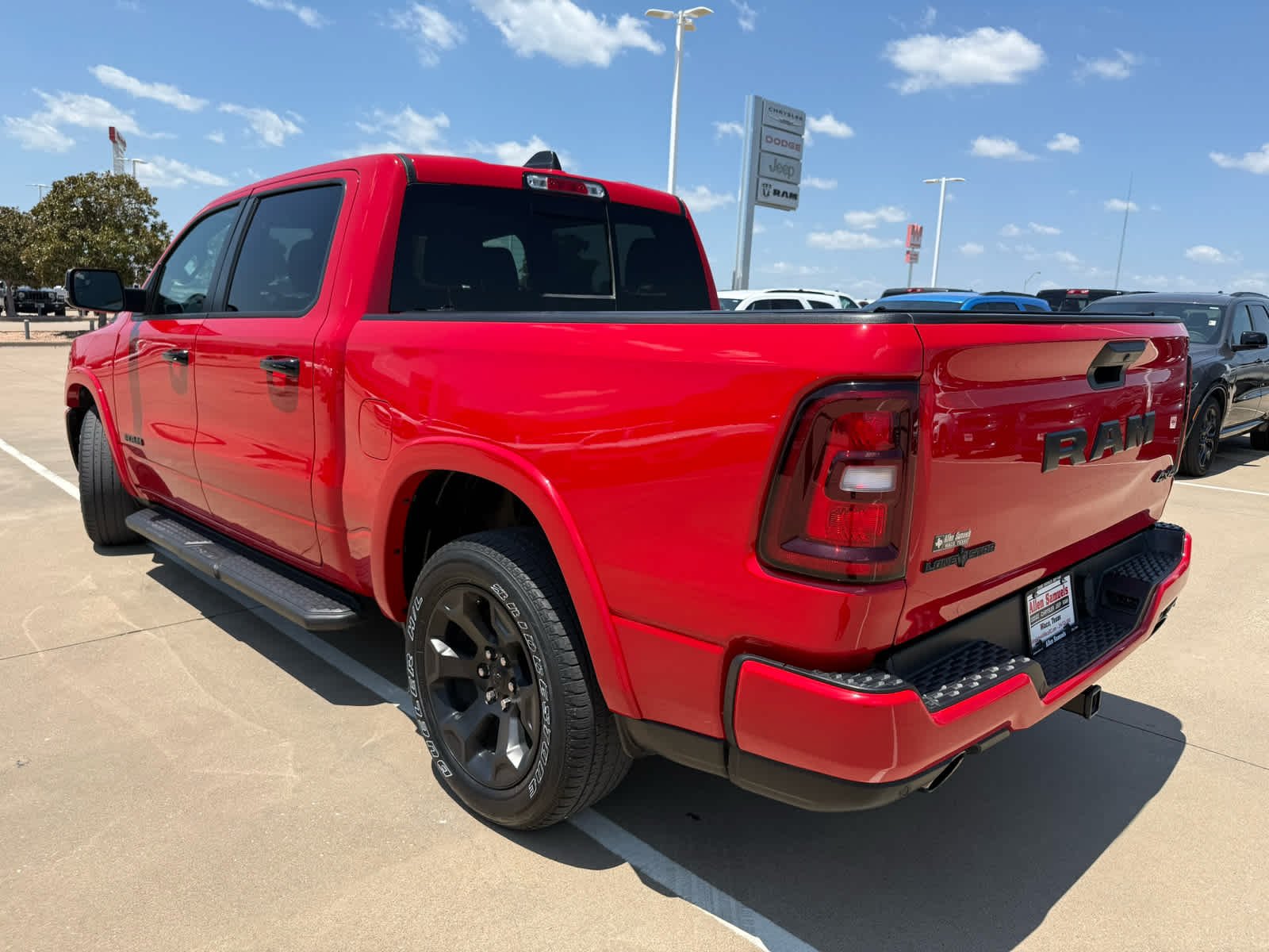 Used 2025 Flame Red Clearcoat Ram Lone Star image 8