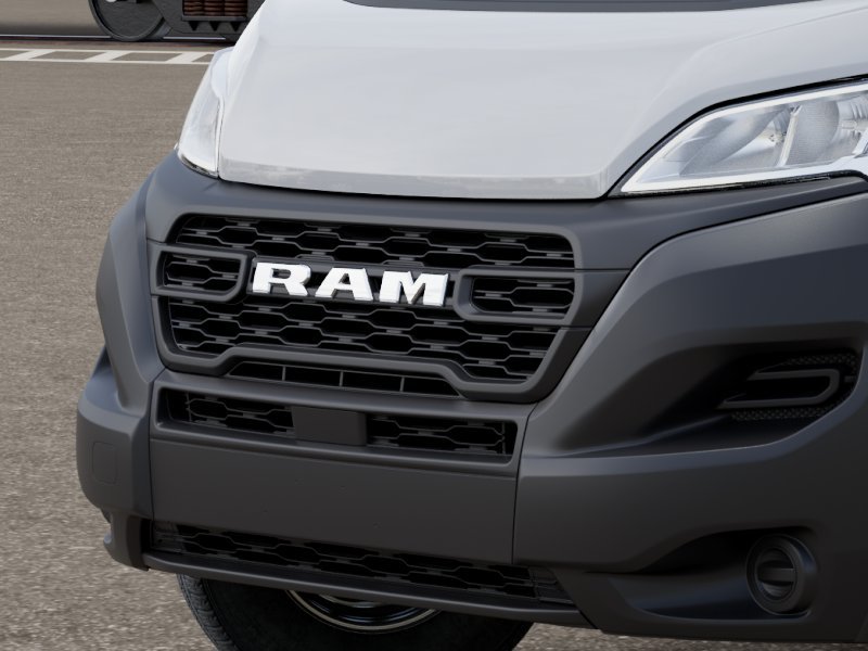 New 2026 Bright White Clear-Coat Exterior Paint RAM Cargo Van Tradesman High Roof 159