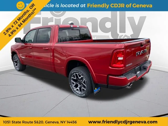 New 2026 Molten Red Pearl-Coat Exterior Paint RAM Laramie image 3