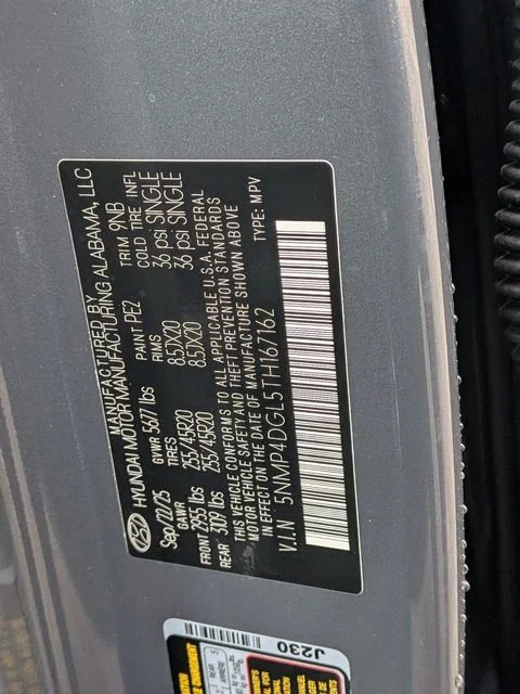 New 2026 Gray Hyundai Limited image 35