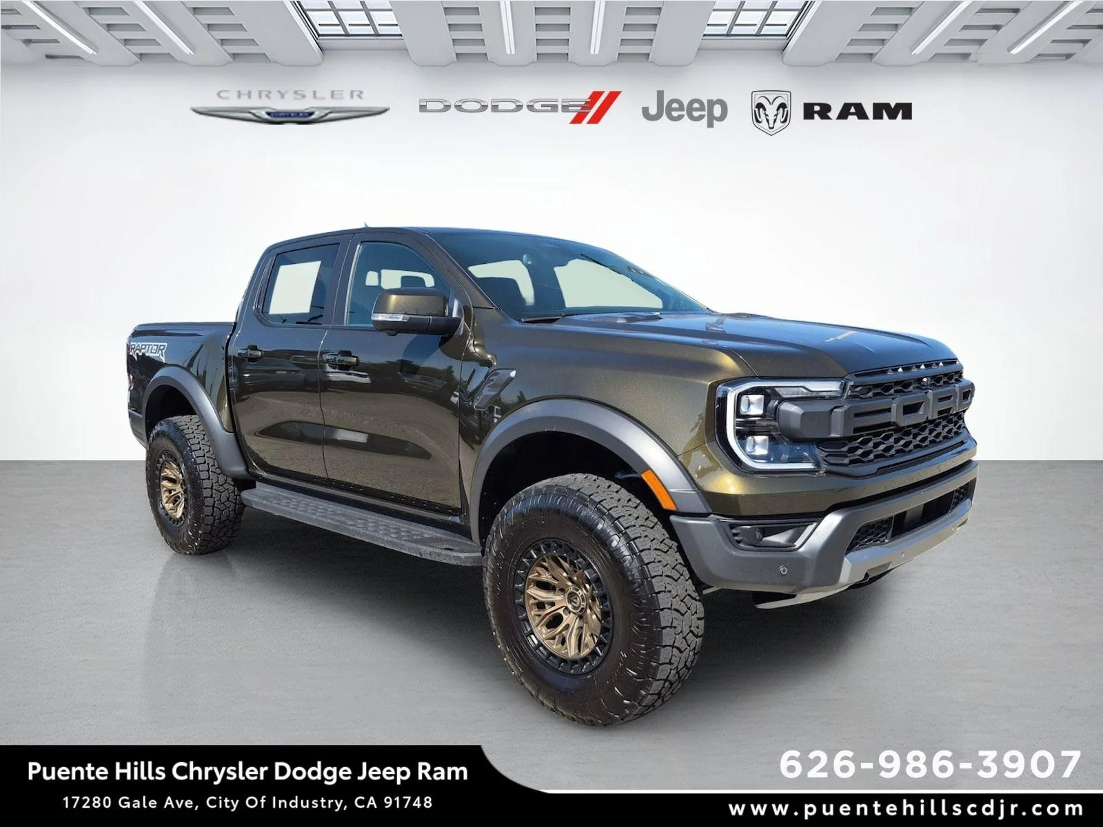 Used 2025 Shelter Green FORD RAPTOR image 1
