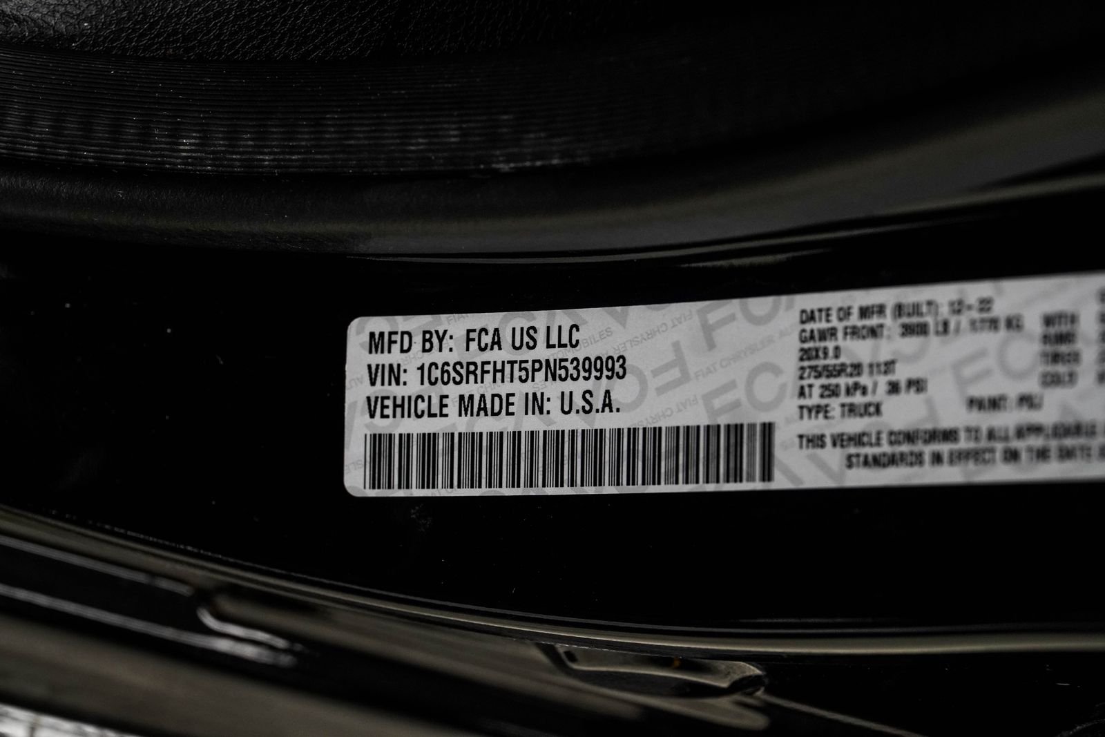 Used 2023 Black Ram Limited image 37