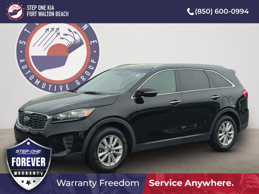 Used 2020 Black Kia LX image 1