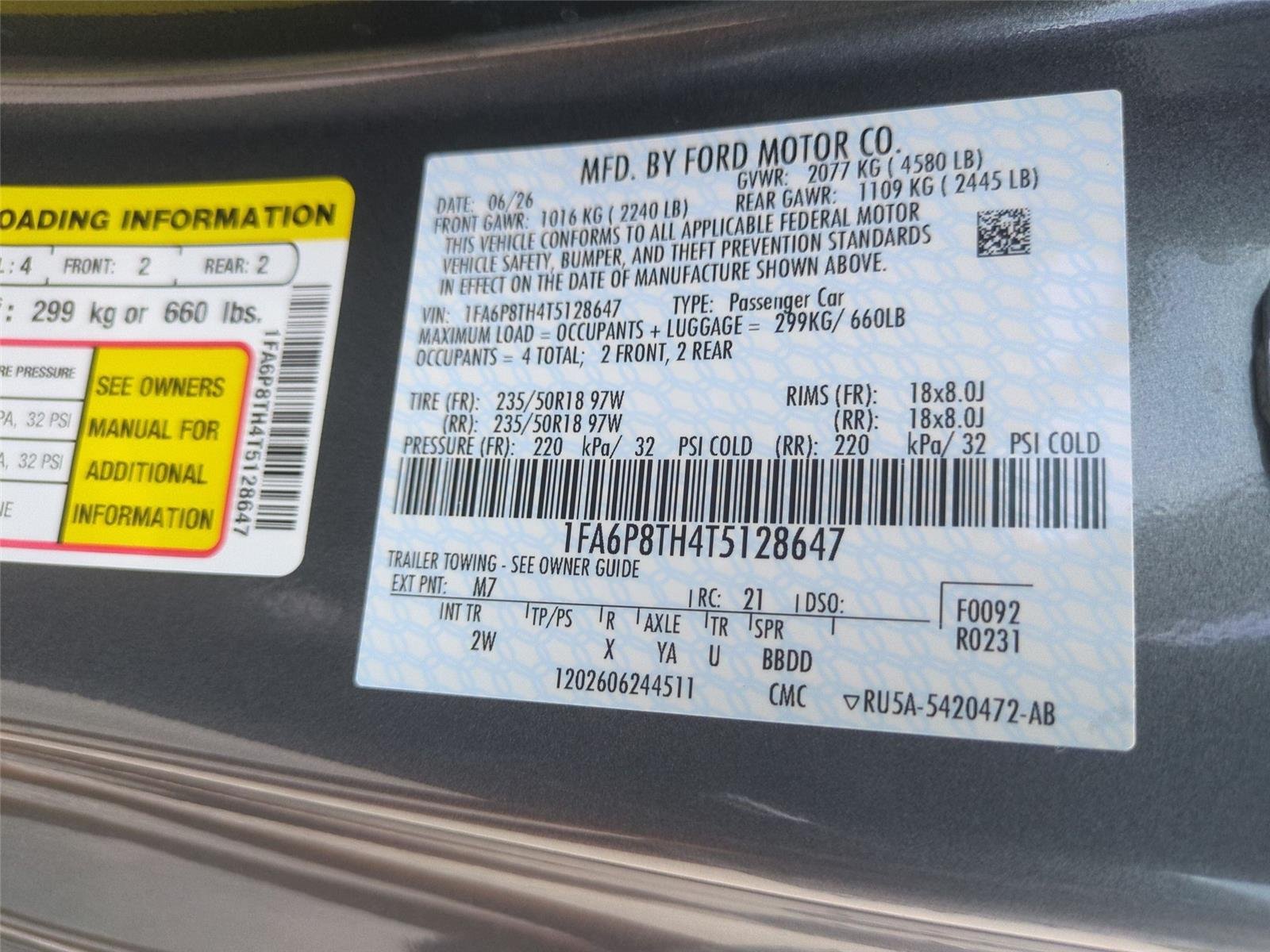 New 2026 Carbonized Gray Metallic Ford EcoBoost® Fastback image 36
