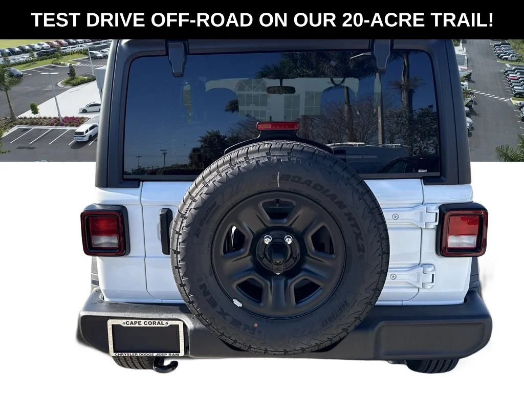 New 2026 Bright White Clear-Coat Exterior Paint Jeep Sport image 5