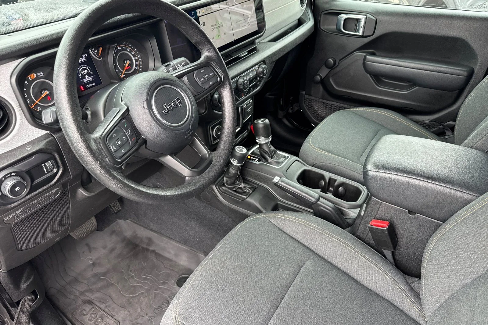 Used 2024 Black Clearcoat Jeep Sport image 2