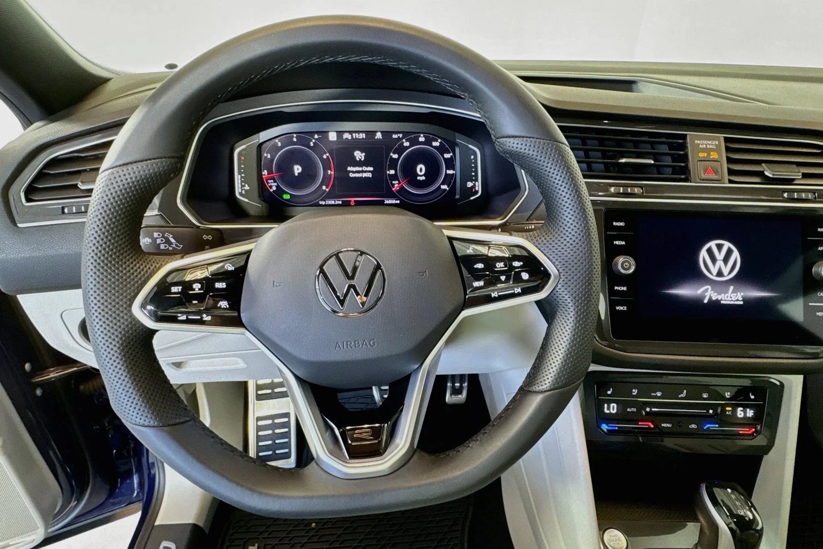 Used 2022 Atlantic Blue Metallic Volkswagen SEL R-Line image 11