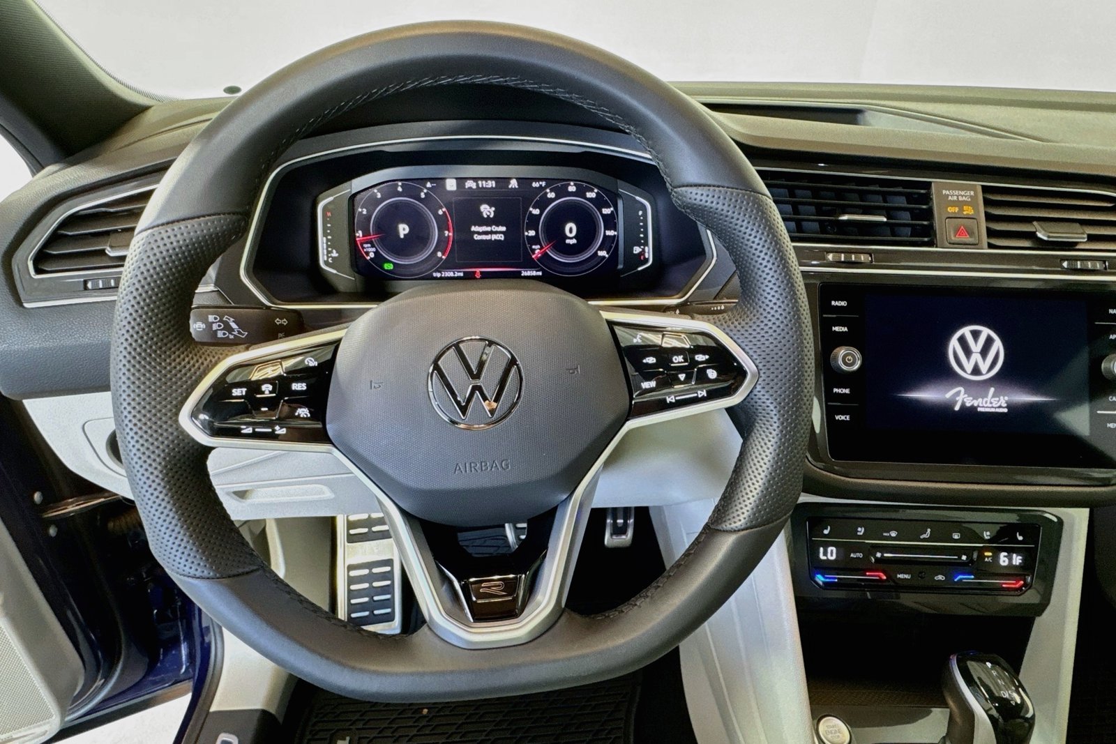 Used 2022 Atlantic Blue Metallic Volkswagen SEL R-Line image 11