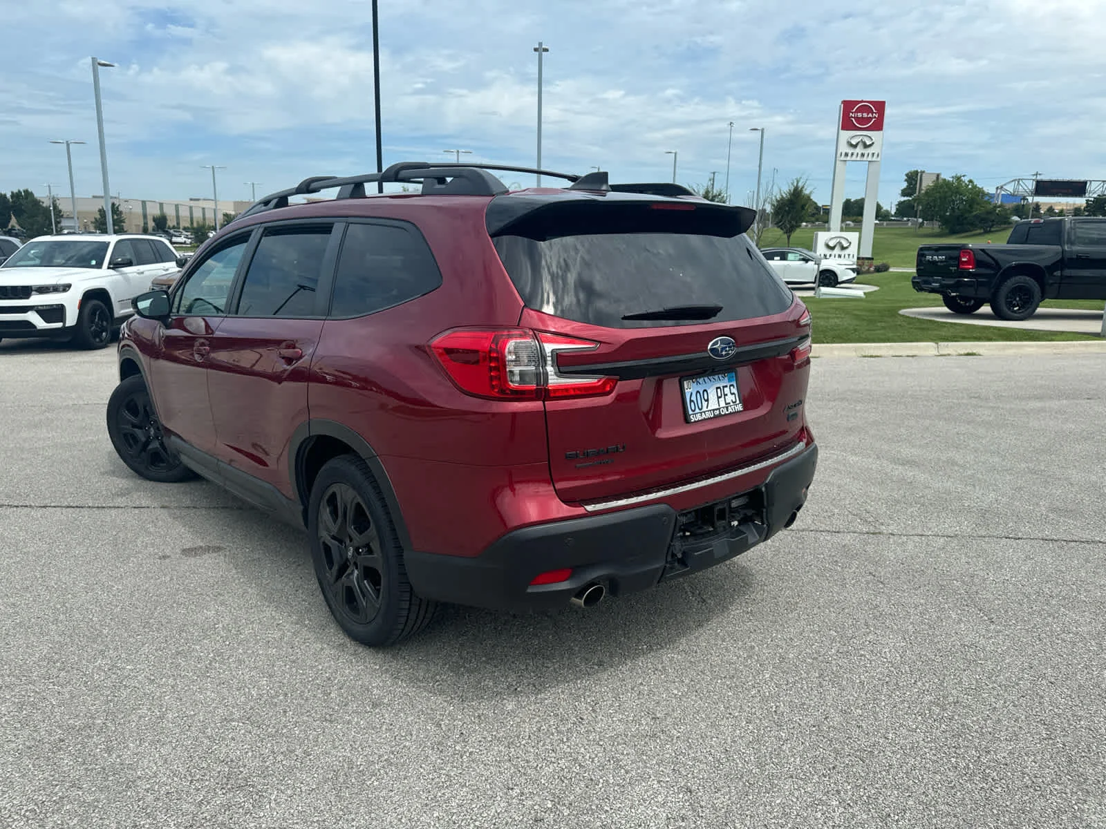 Used 2024 Crimson Red Pearl Subaru Onyx Edition image 7