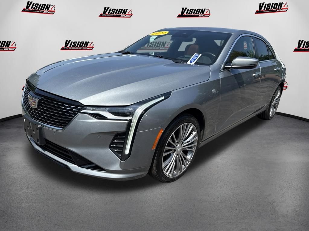 Used 2023 Silver Cadillac Premium Luxury image 1