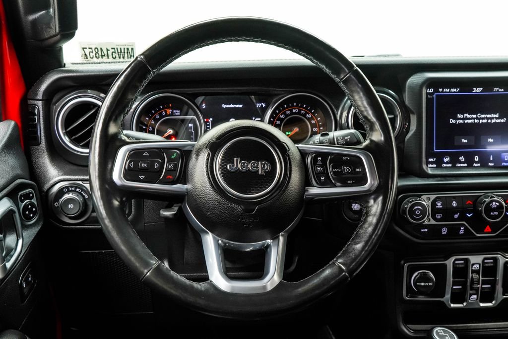 Used 2021 Red Jeep Unlimited Sahara Altitude image 23