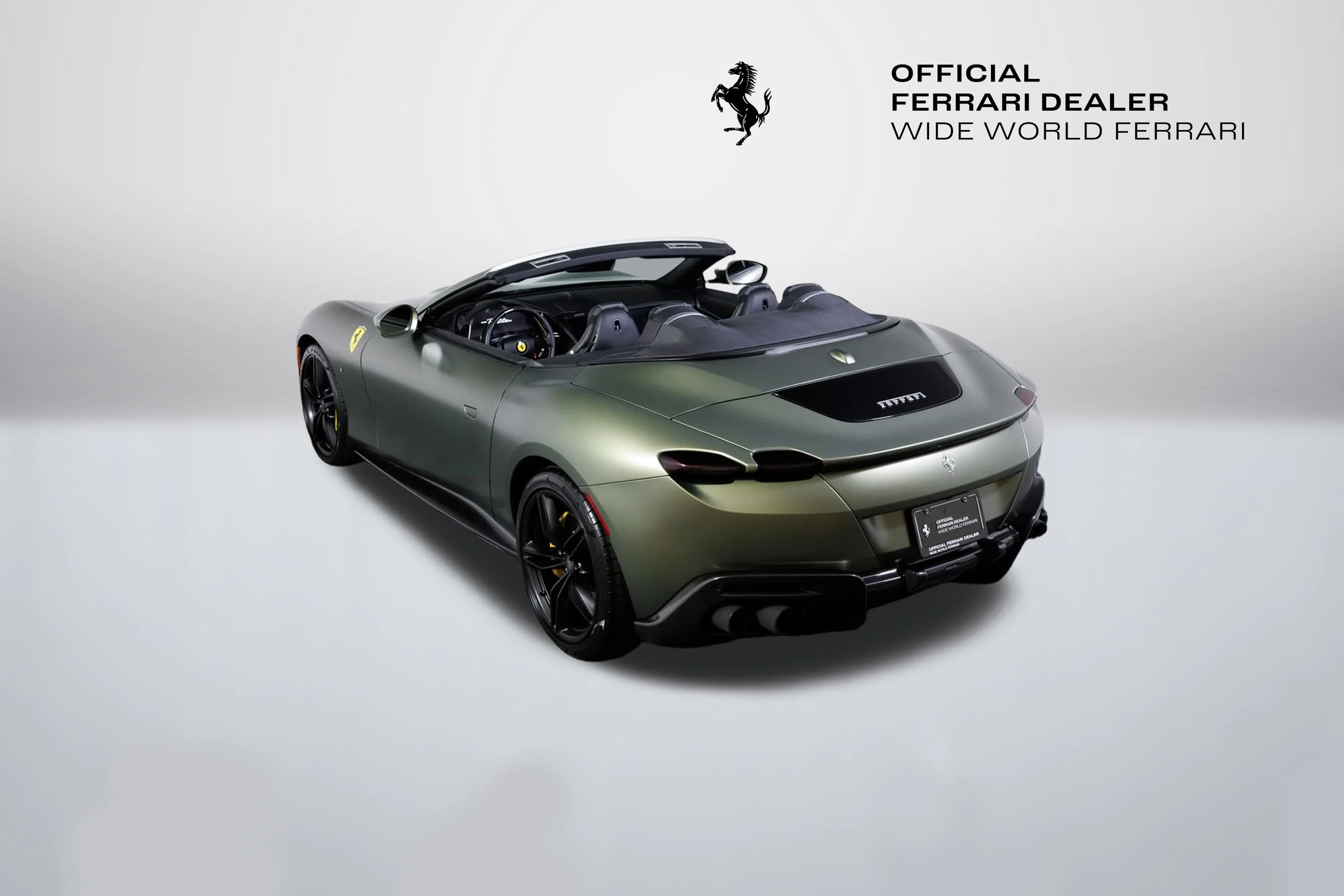 Certified Used 2024 Verde Masoni Opaco Ferrari Base image 16
