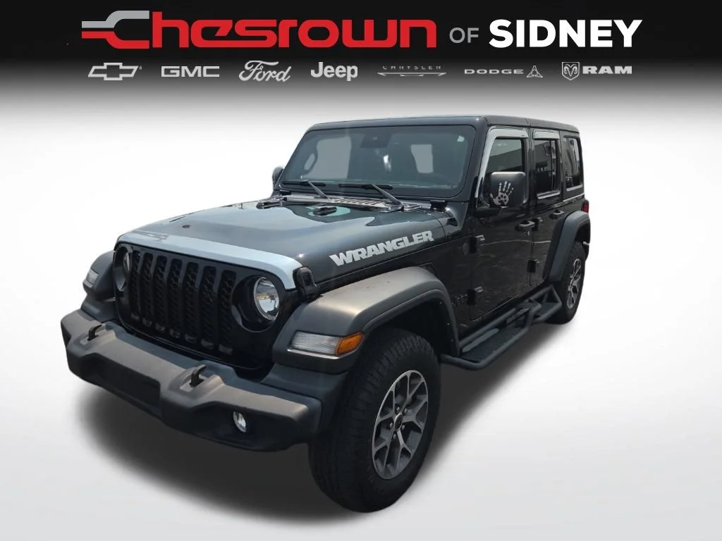 Used 2024 Black Jeep Sport S image 1