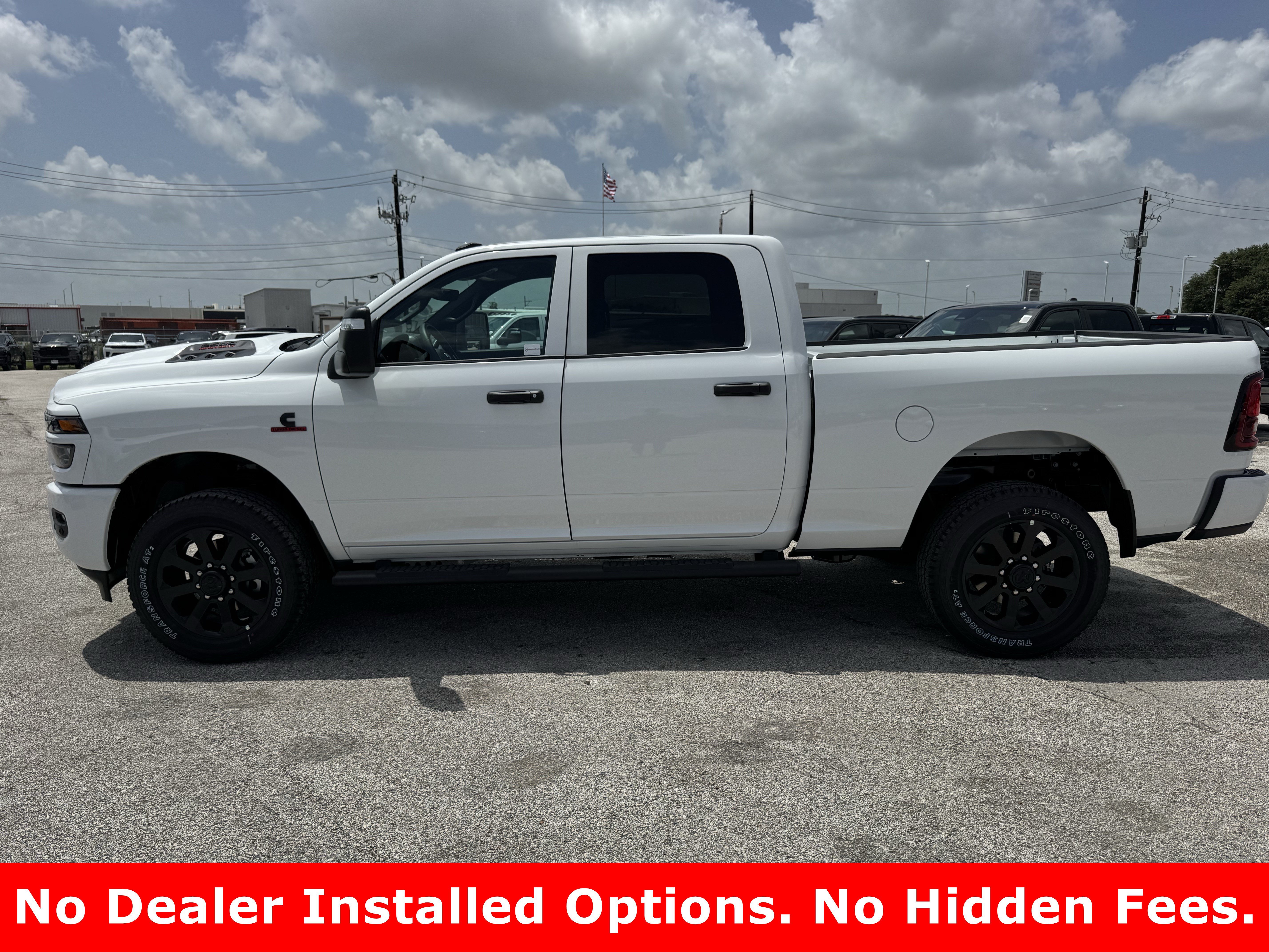 New 2026 Bright White Clearcoat RAM Black Express image 4