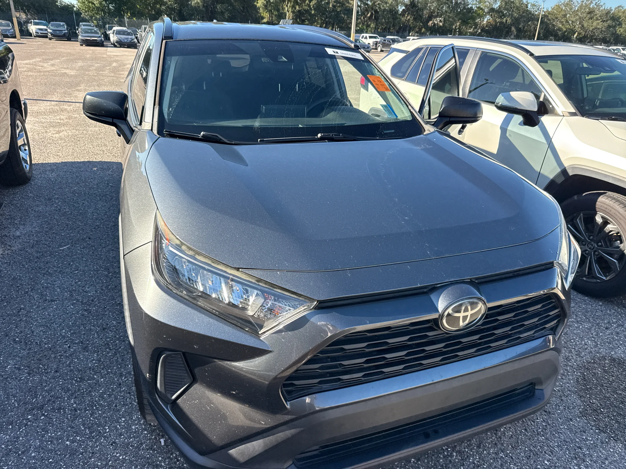 Used 2020 Magnetic Gray Metallic Toyota LE image 2