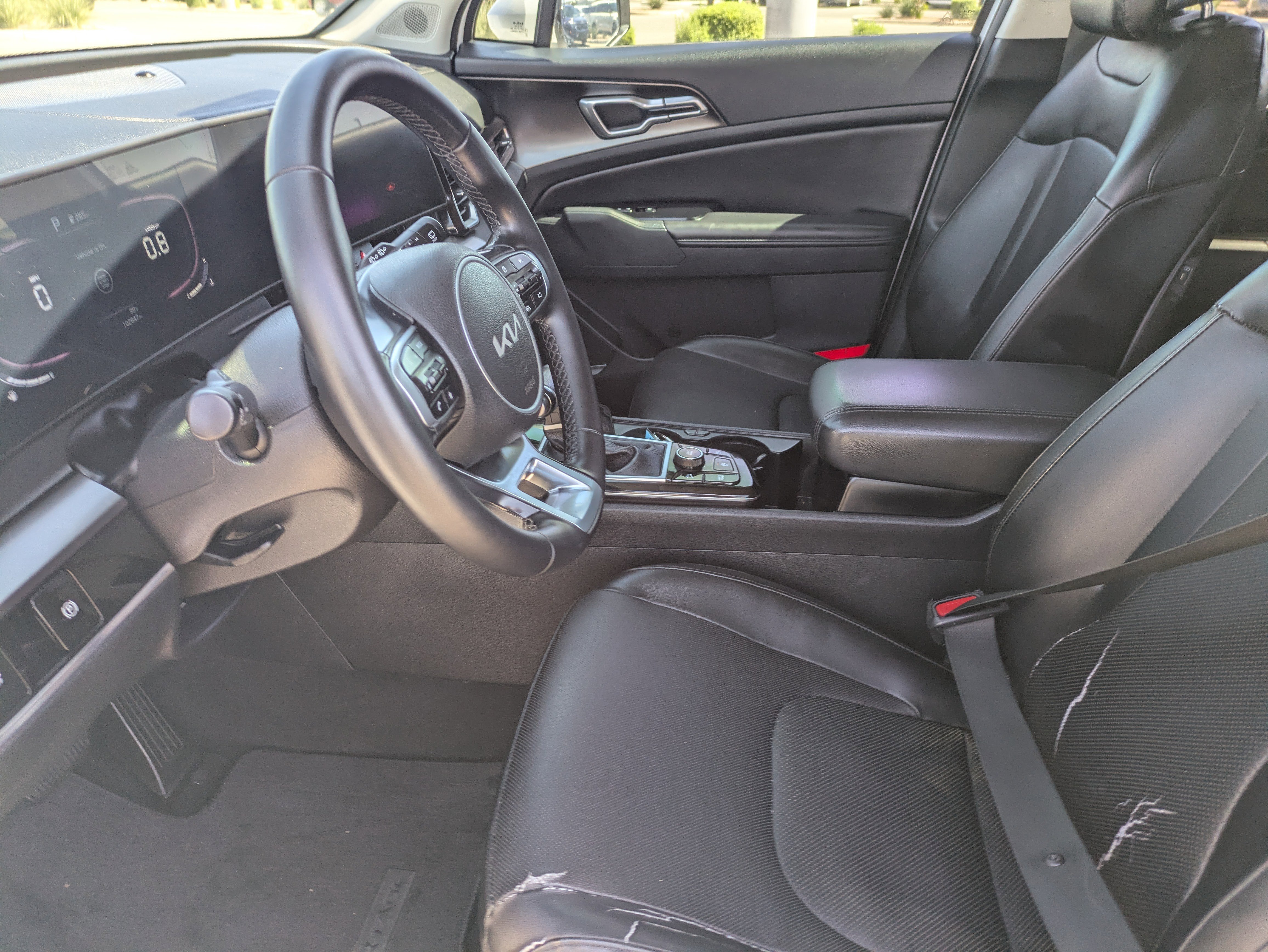Used 2023 Glacial White Pearl Kia EX image 25