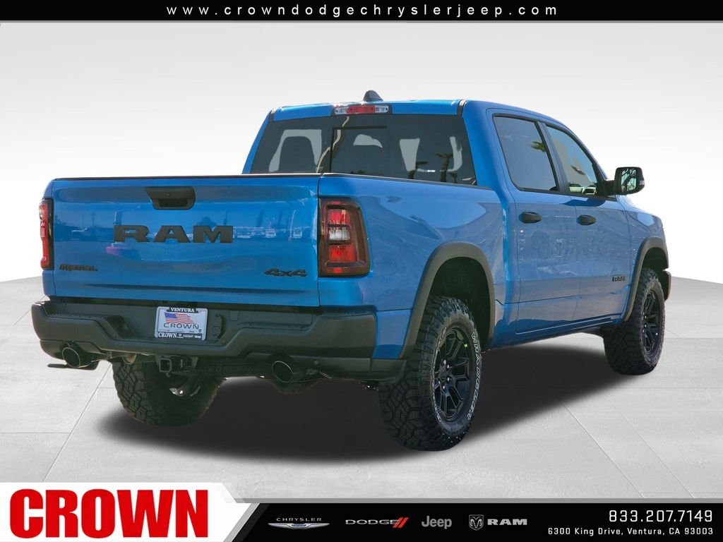 New 2026 Hydro Blue Pearl-Coat Exterior Paint RAM Rebel image 4