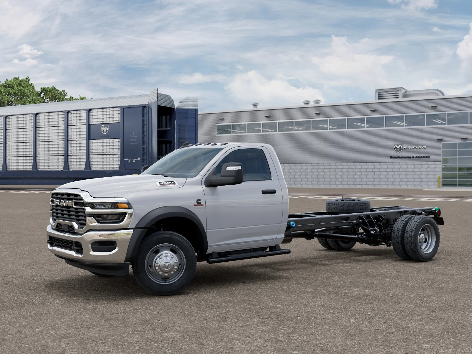 New 2026 Bright White Clear-Coat Exterior Paint RAM TRADESMAN image 1