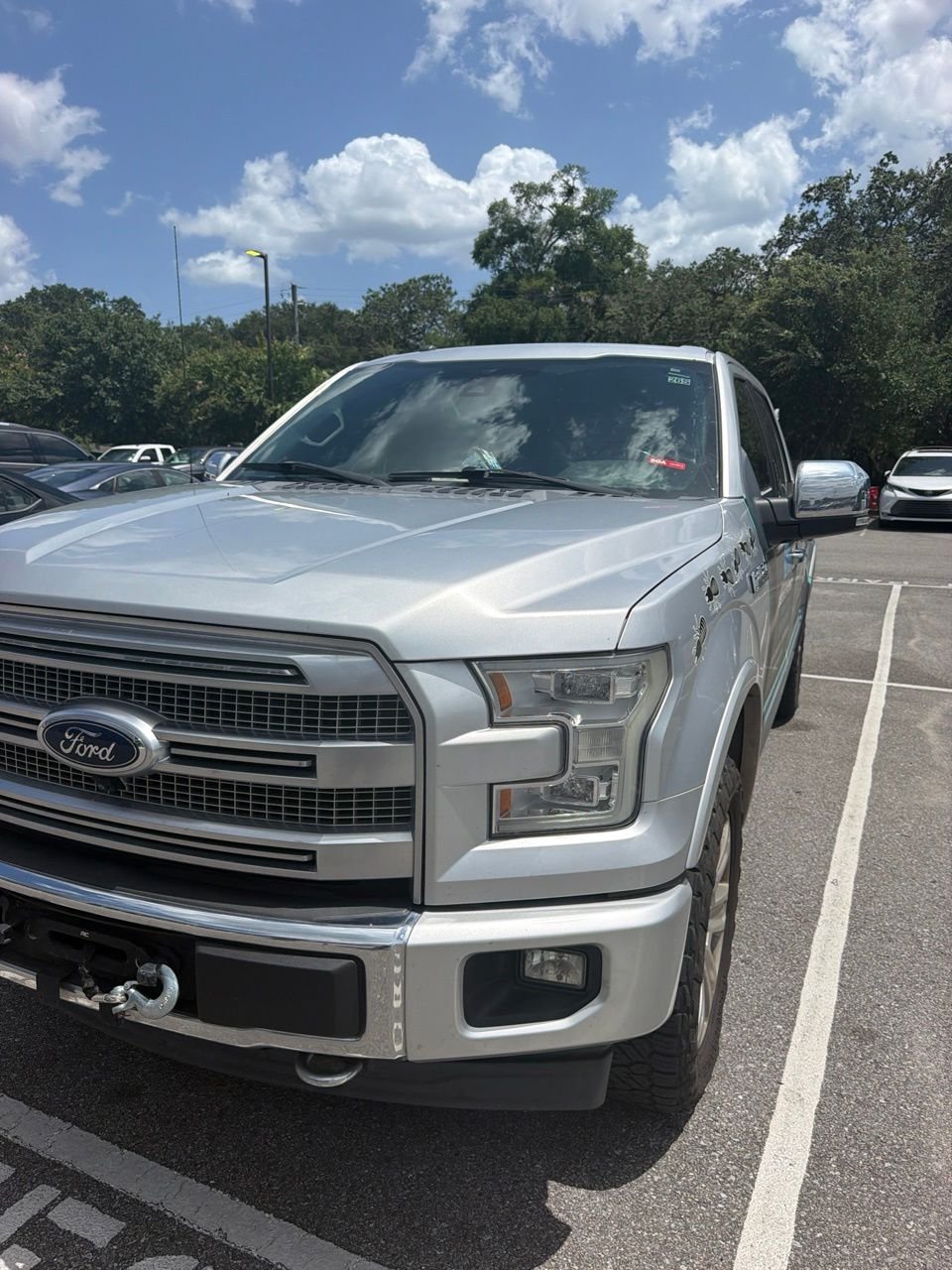 Used 2017 Silver Ford Platinum image 1