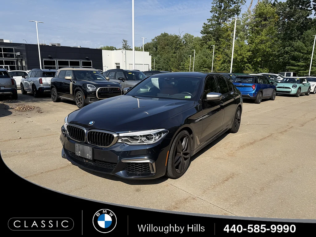 Used 2018 BLACK BMW M550i xDrive image 1