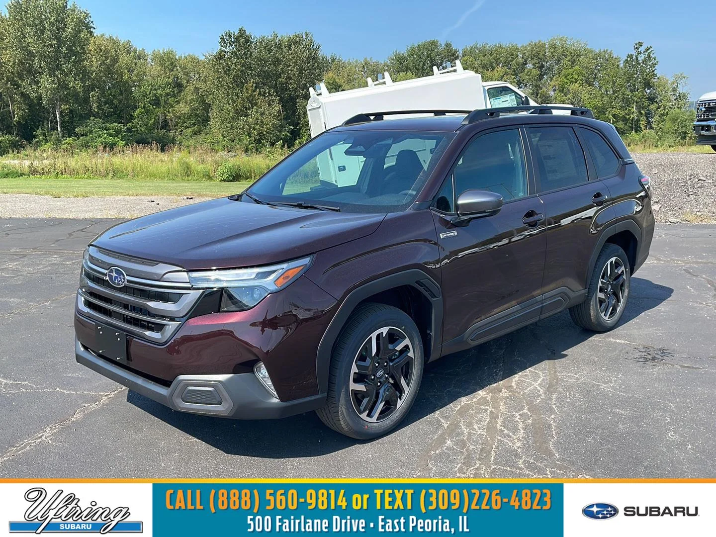New 2026 Dark Mahogany Pearl Subaru Limited Hybrid image 1