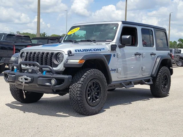 Used 2023 Silver Jeep Rubicon 20th Anniversary Edition 4xe image 34