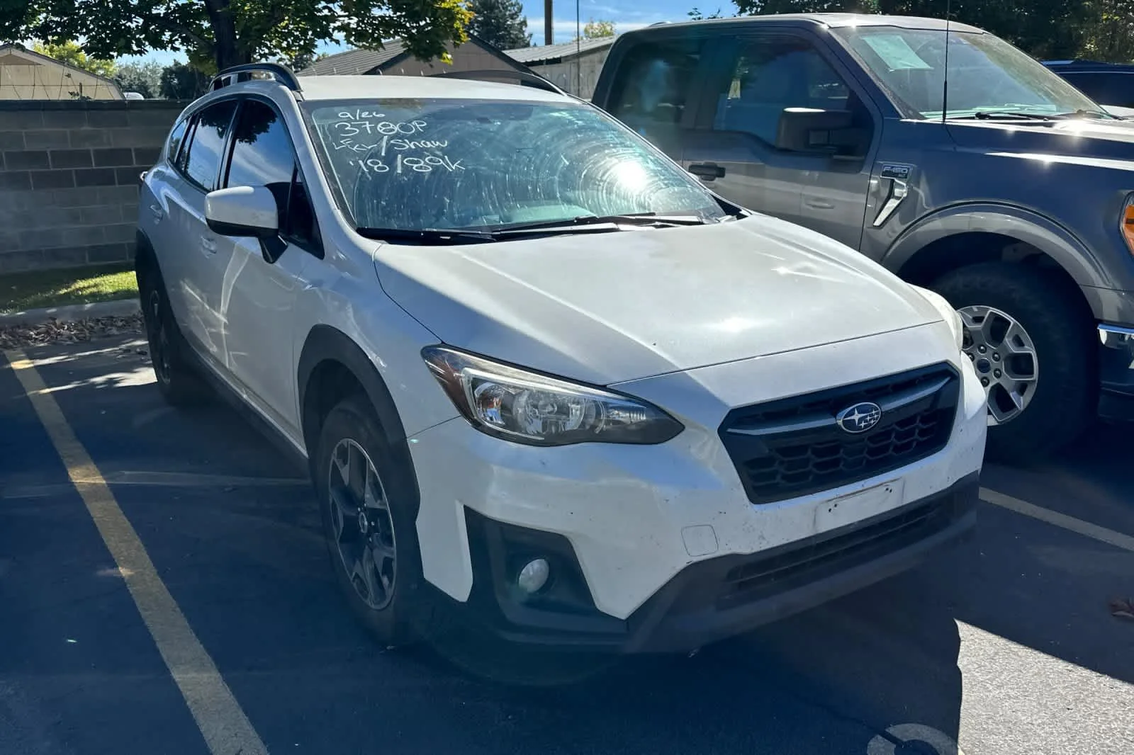 Used 2018 Crystal White Pearl Subaru Premium image 3