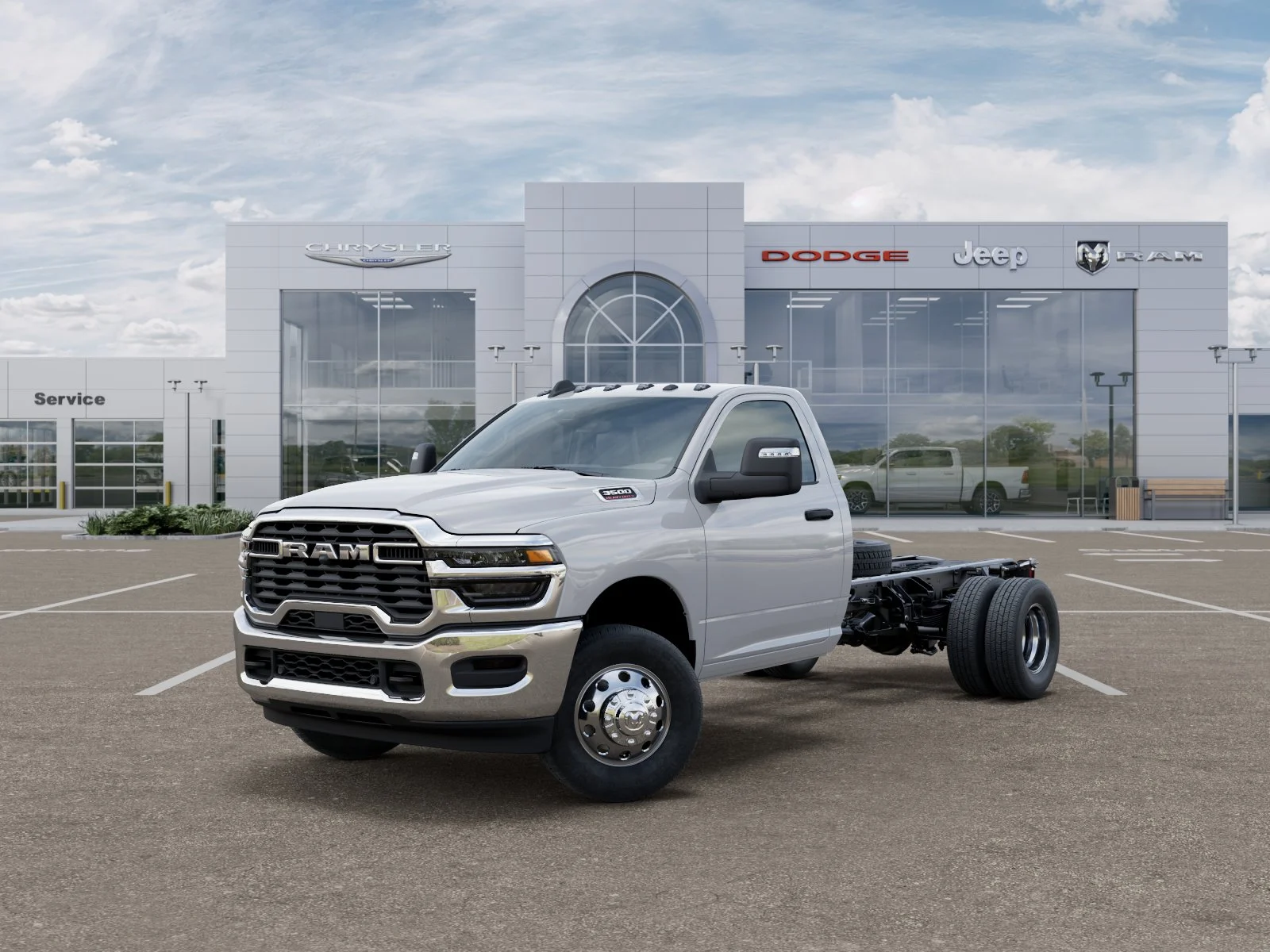 New 2026 Bright White Clear-Coat Exterior Paint RAM Tradesman image 29