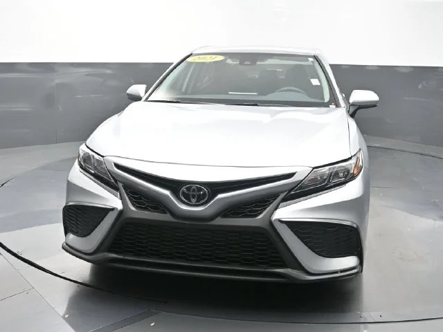 Used 2021 Silver Toyota SE image 2