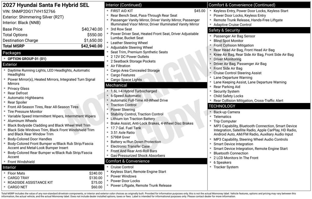 New 2027 Silver Hyundai SEL image 5