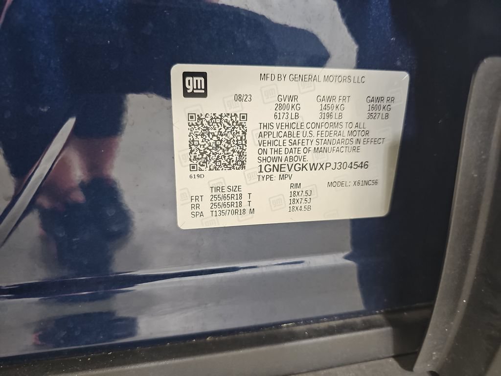 Used 2023 Northsky Blue Metallic Chevrolet LT Cloth image 42
