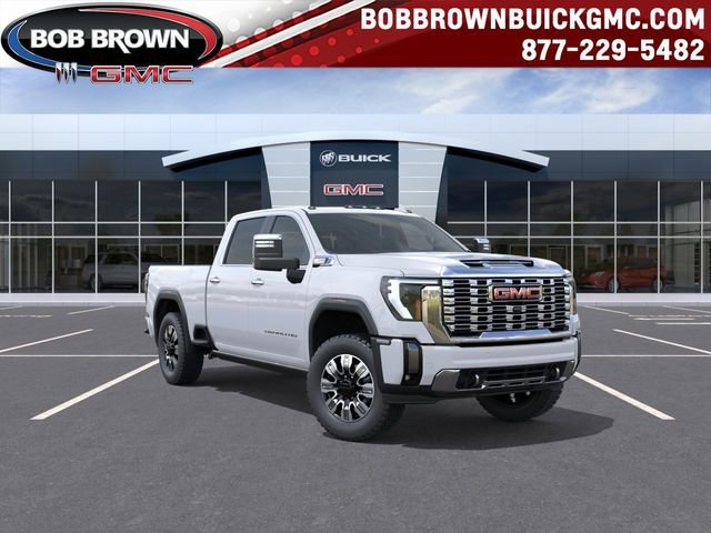 Summit White 2026 GMC Sierra 2500HD Denali Crew Cab 4WD Pickup Truck Four-Wheel Drive