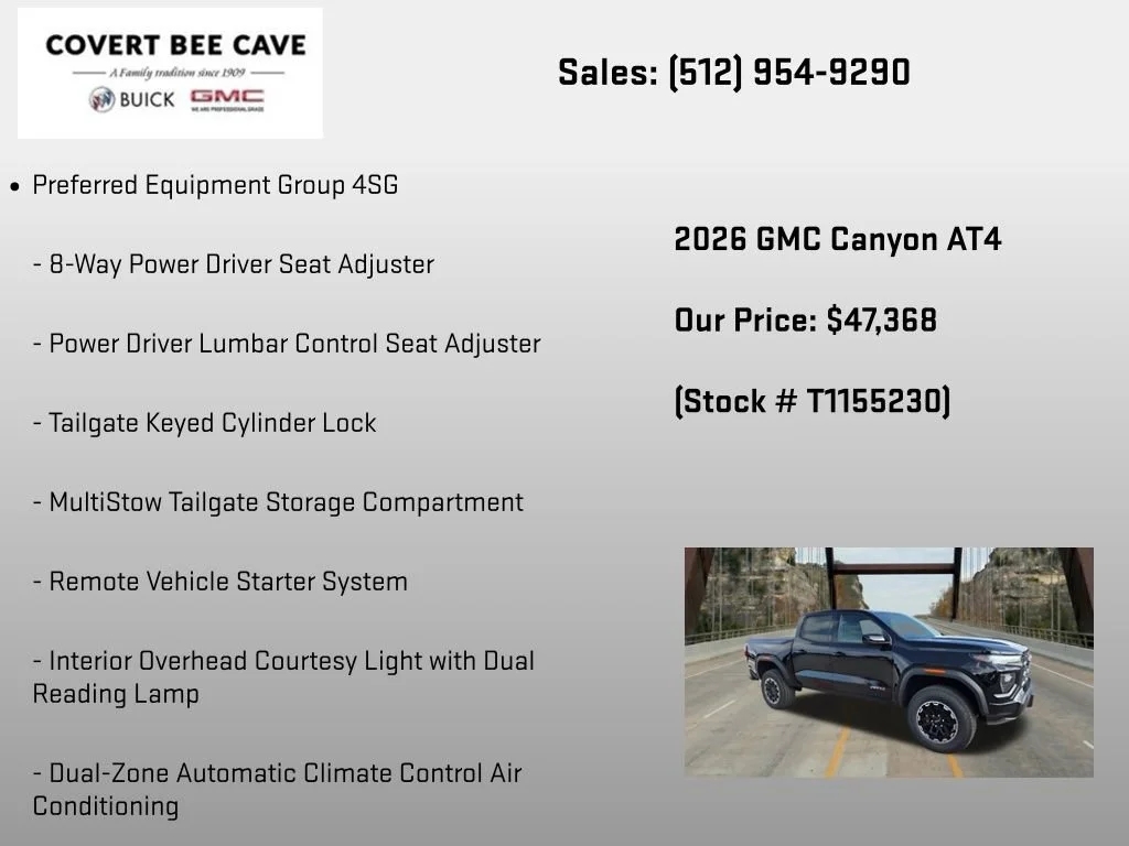 New 2026 Onyx Black GMC AT4 image 6