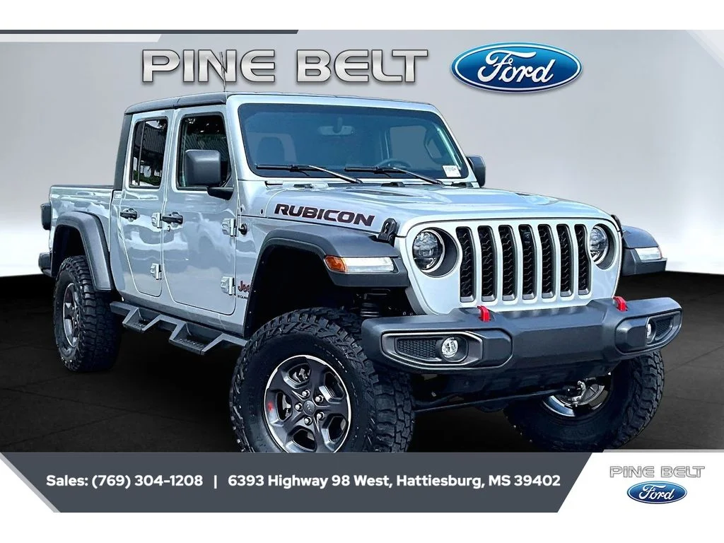 Certified Used 2023 Silver Zynith Clearcoat Jeep Rubicon image 1