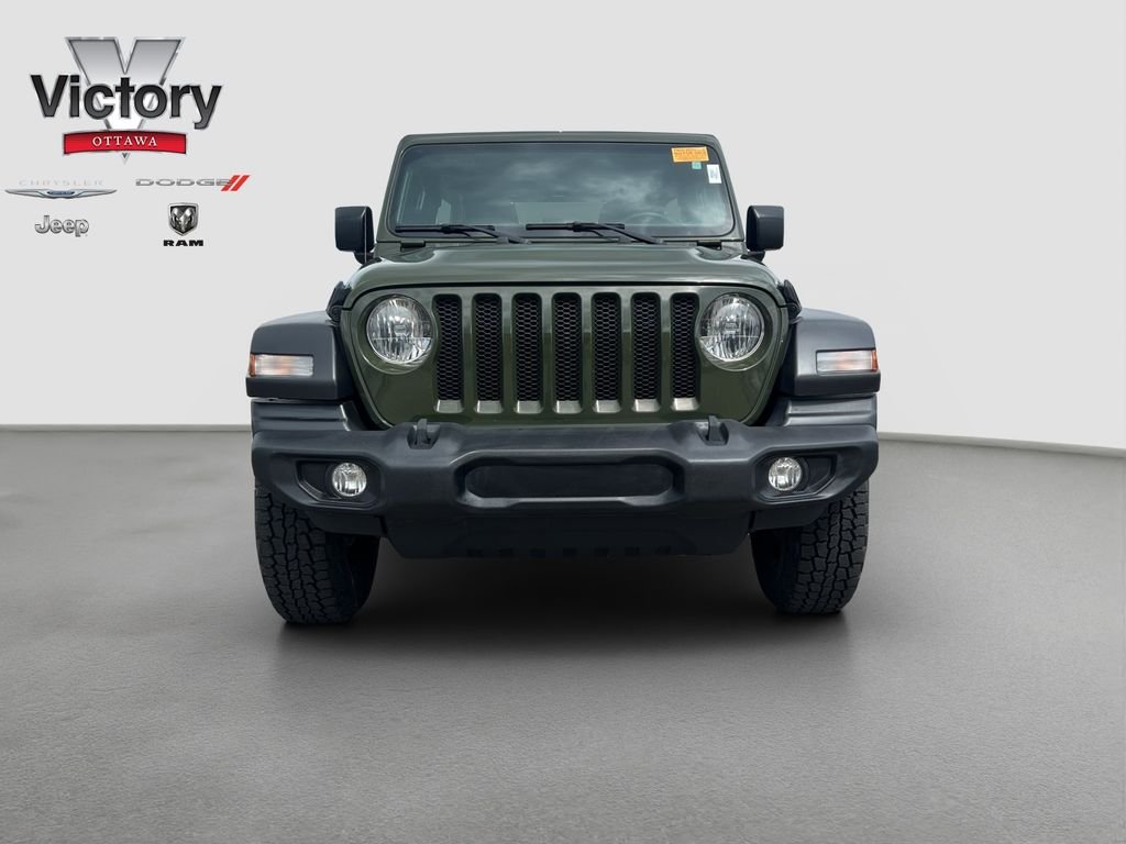 Used 2022 Jeep Wrangler Unlimited Sport with VIN 1C4HJXDN1NW225837 for sale in Kansas City