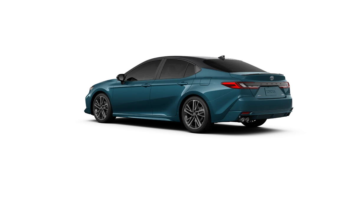 New 2027 Ocean Gem with Midnight Black Metallic roof Toyota XSE image 6