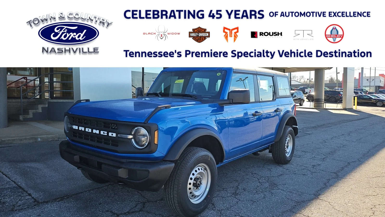 New 2025 Velocity Blue Metallic Ford Base 4WD image 1