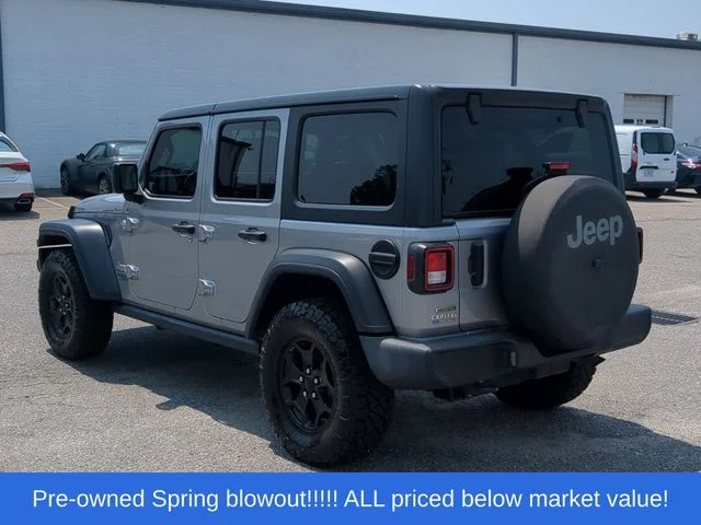 Used 2021 Silver Jeep Unlimited Sport S image 11