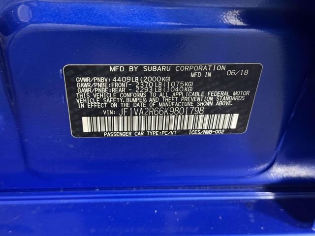 Used 2019 Blue Pearl Subaru STi image 16