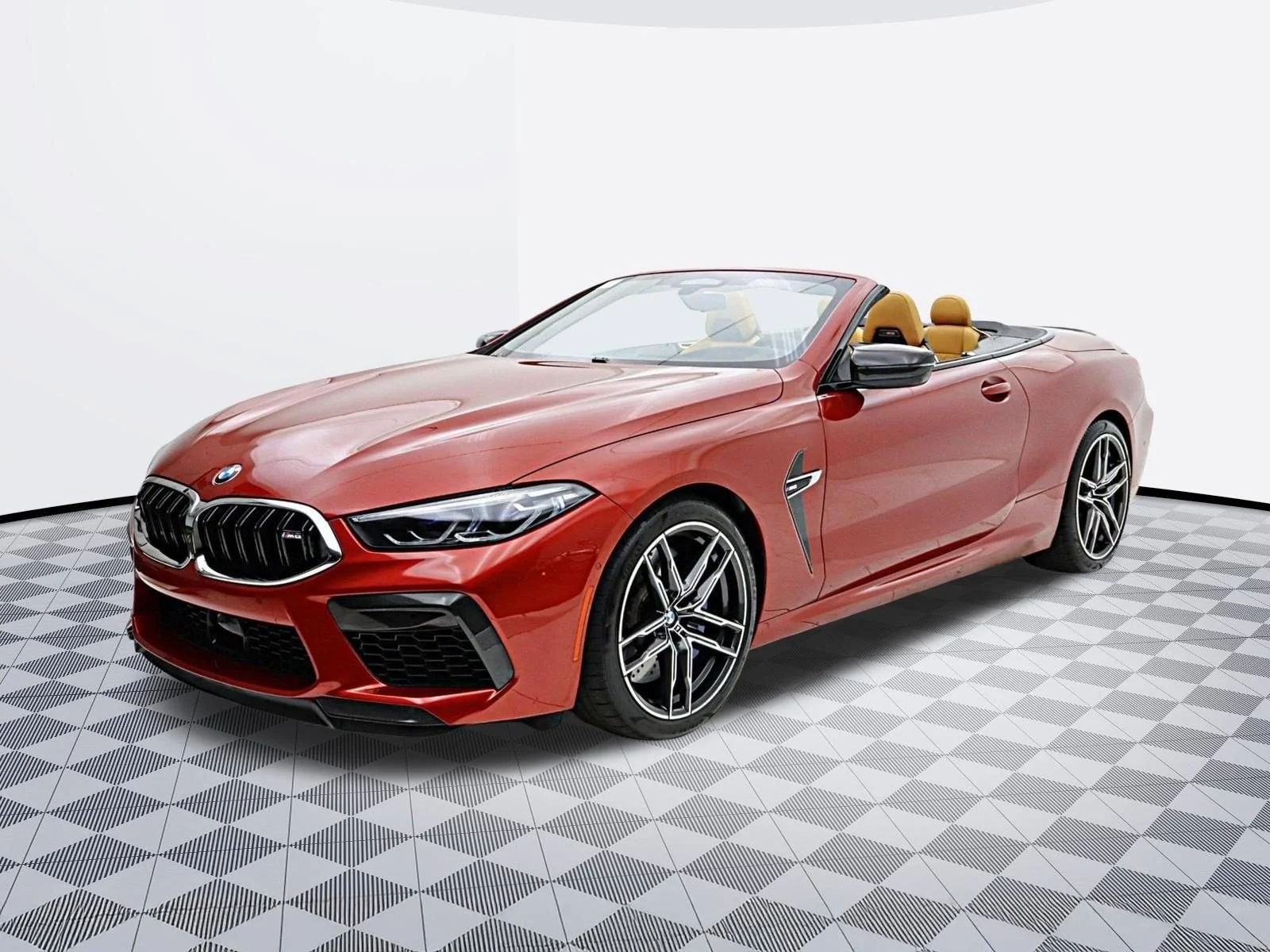 Used 2020 Motegi Red Metallic BMW Convertible image 1