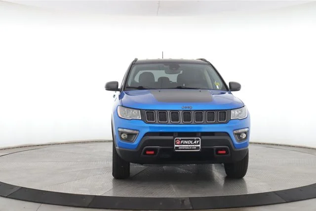 Used 2021 Blue Jeep Trailhawk image 12