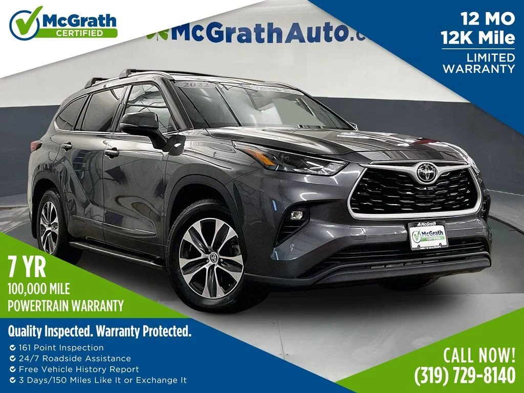 Used 2022 Gray Toyota XLE image 1