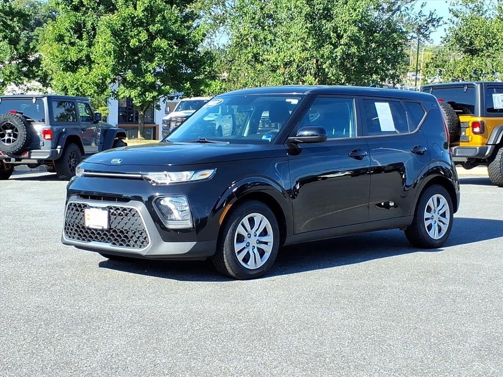 Used 2021 Cherry Black Kia LX image 2
